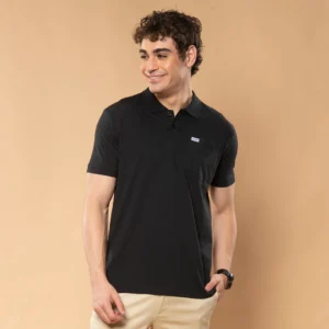 ADONiS Men’s Polo T-Shirt with Pocket | Soft Cotton Sinker Polo T-Shirt for Men | Stretchable Half Sleeve Collar T-Shirt | Casual, Office & Semi-Formal Wear
