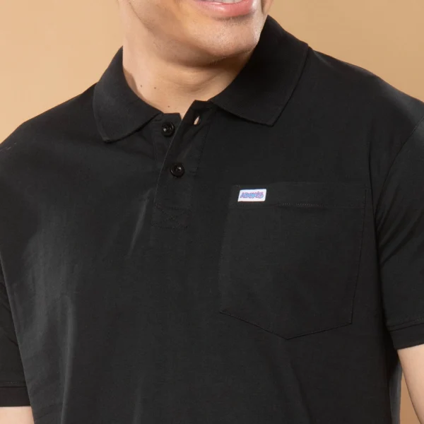 ADONiS Men’s Polo T-Shirt with Pocket | Soft Cotton Sinker Polo T-Shirt for Men | Stretchable Half Sleeve Collar T-Shirt | Casual, Office & Semi-Formal Wear