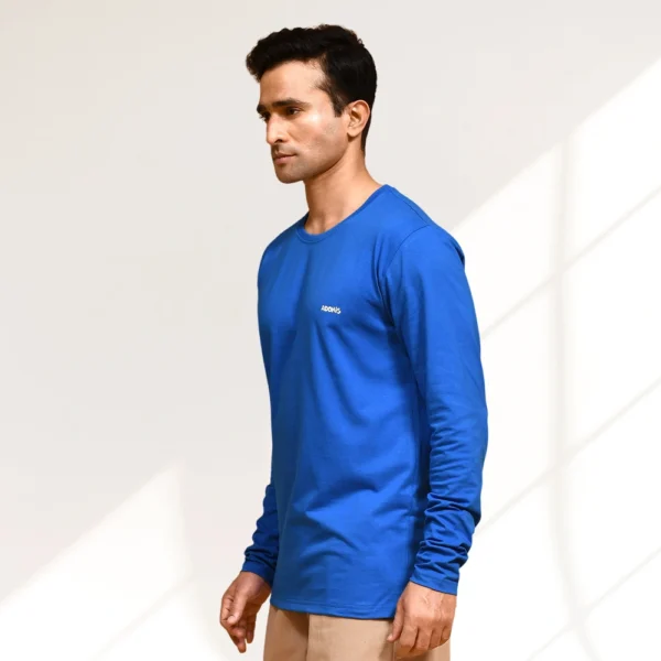 ADONiS Men’s Cotton Regular Fit Round Neck T-Shirt | Full Sleeve | Breathable Soft Fabric | Everyday Comfort Wear